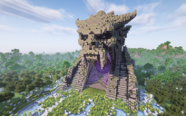 Minecraft Titan Nether Portal V02 Statue Free