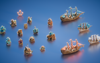 Pirate Houses & Ships Bundle – 12 Houses, 4 Boats & More | Minecraft Build Pack
