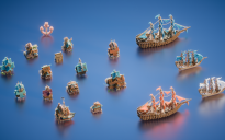 Pirate Houses & Ships Bundle – 12 Houses, 4 Boats & More | Minecraft Build Pack