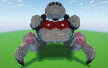 Minecraft Mr Waternoose Statue