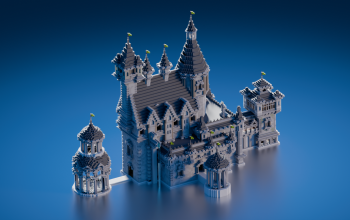 Medieval Castle With Interior