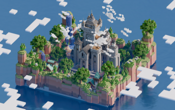 Minecraft Medieval PvP Arena