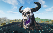 Minecraft Skull Nether Portal V04 Statue Free