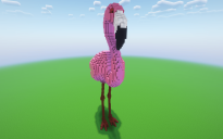 Minecraft Flamingo Statue ( FREE )