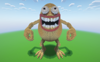 Minecraft Crazy Potato Statue
