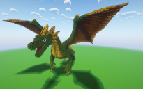Minecraft Green Dragon Statue ( FREE )