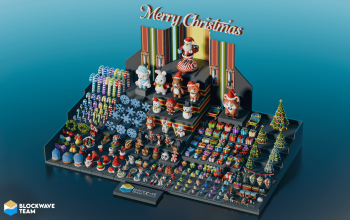 250+ Christmas Asset Pack