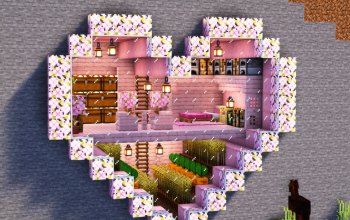 Cherry Blossom Heart Base