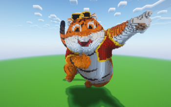 Minecraft Fortune Tiger Statue ( FREE )