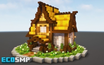 🍯🍃 Honey-Themed Fantasy House