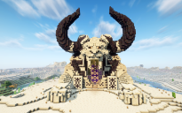 Minecraft Egyptian Titan |Desert| Nether Portal Statue V04