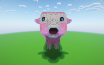 Minecraft Sheep Statue ( FREE )