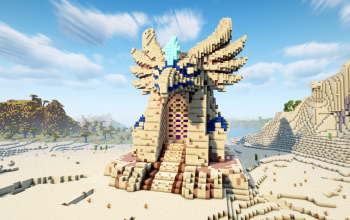 Minecraft Egyptian God Nether Portal Statue Free