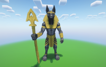 Minecraft Anubis Statue