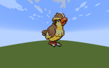 Pidgey pokemon pixel art