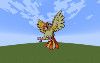 Pidgeotto pokemon pixel art