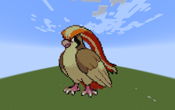Pidgeot pokemon pixel art