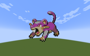 Rattata pokemon pixel art