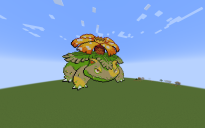 Venusaur (shiny) pokemon pixel art