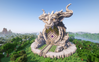 Minecraft Titan Nether Portal Statue V06