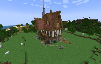 Medieval Cottage House - WITH INTERIOR