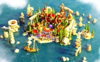 Hub - Red Medieval island - 400x400