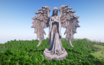 Minecraft Angel Statue V13