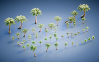Bundle 45 Minecraft Palm Trees