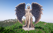 Minecraft Angel Statue V16