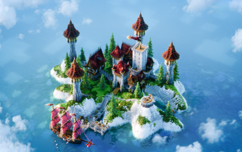 Minecraft Red Castle