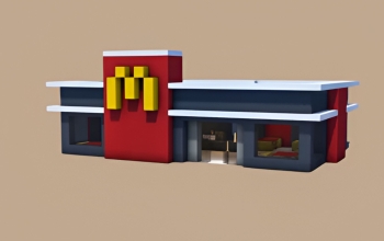 McDonald's - Simple with Interior (Free Download)