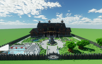 Modern Mansion/Cabin + DETAILED Interior