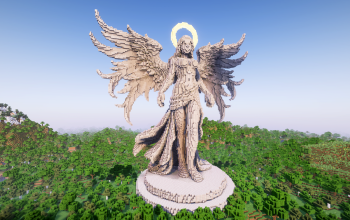 Minecraft Angel Statue V17 Free