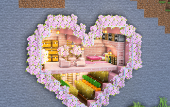 Cherry Blossom Heart Base