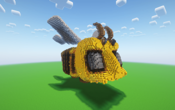 Minecraft Bee Statue ( FREE )