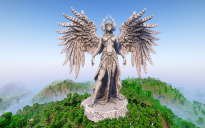 Minecraft Angel |Brave| Statue V18