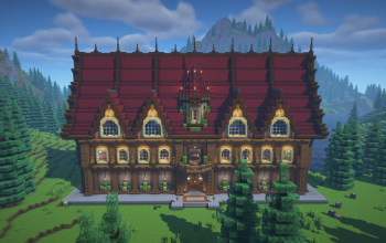 Medieval Manor + Detailed interior