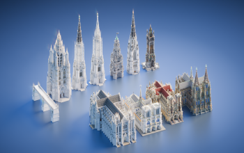 Bundle Minecraft Medieval Churchs