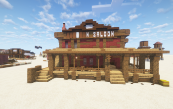 Minecraft Western Saloon