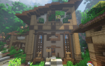 Minecraft Medieval Beach House 4