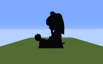 Bad Apple!! Pixel art