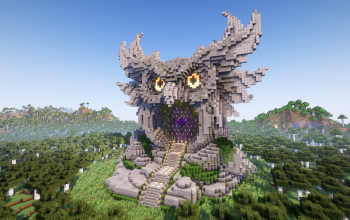 Minecraft Owl Nether Portal Statue Free