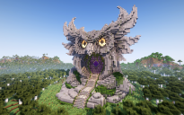 Minecraft Owl Nether Portal Statue Free