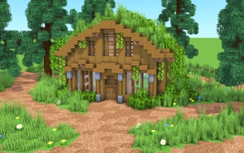 Small Natural Greenhouse – Fully Decorated Interior