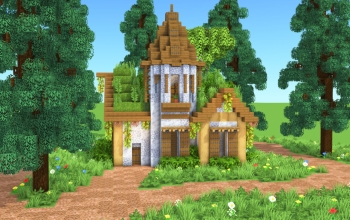 Natural Small House – Fully Decorated Interior