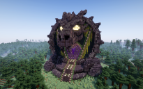 Minecraft Dragon Nether Portal Statue V23 Free