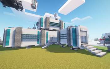 Minecraft Blue Spatial Station