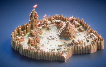 Minecraft Medieval Camp