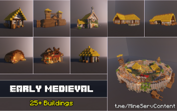 Early Medieval 25+Buildings