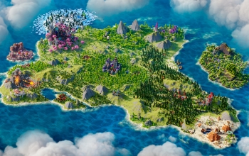 MMO RPG World Map